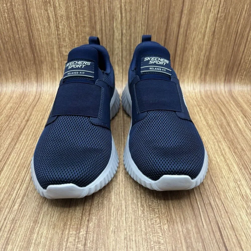 Skechers‎ Depth Charge 2.0 Loafers Air Cooled Foam Size 7 Navy New